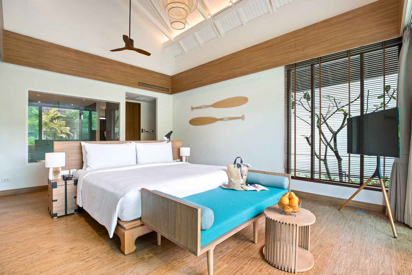 inside villa