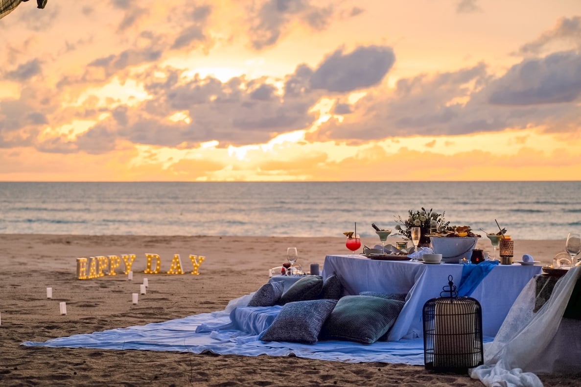 sunset picnic